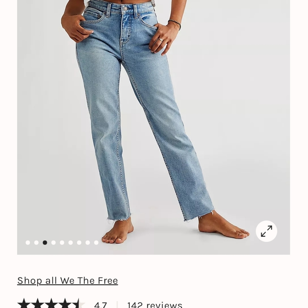 Free People curvy fit jean